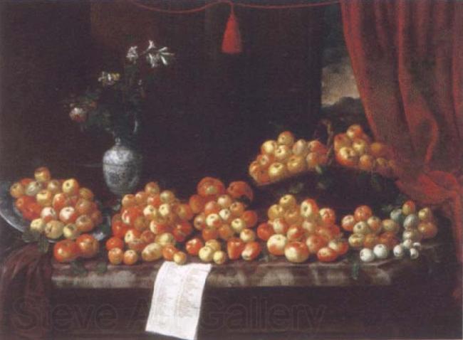Bartolomeo Bimbi Apple France oil painting art